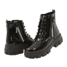 News Lacquered Workers Timberki 21BT26-4266 Black 4 News Lacquered Workers Timberki 21BT26-4266 Black 4