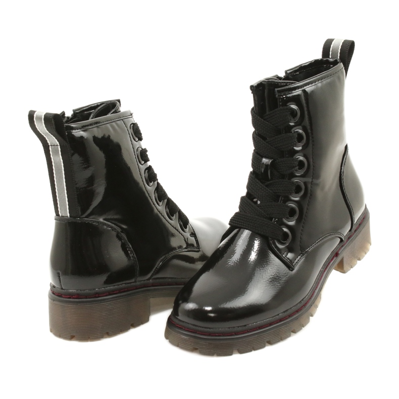 Women's classic boots varnished boots Evento 21BT35-4233 black 3 Women's classic boots varnished boots Evento 21BT35-4233 black 3