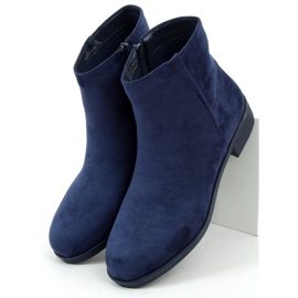 Classic women's Chelsea boots, navy blue 6215 Navy 1 Classic women's Chelsea boots, navy blue 6215 Navy 1