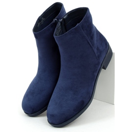 Classic women's Chelsea boots, navy blue 6215 Navy 1