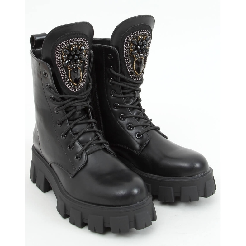 Black 8351 Black high-sole workers 1