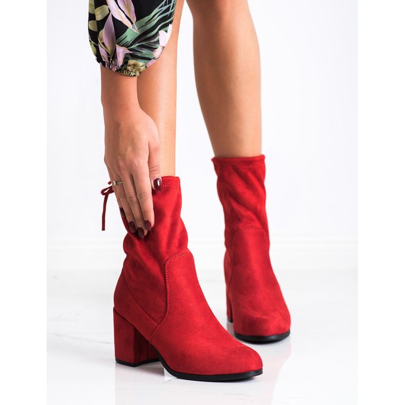 Seastar Slip-on Red Boots 2