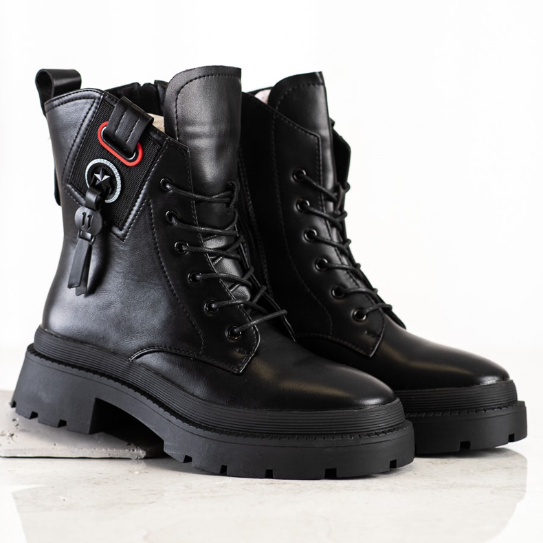 Seastar Black Workers With Eco Leather 1