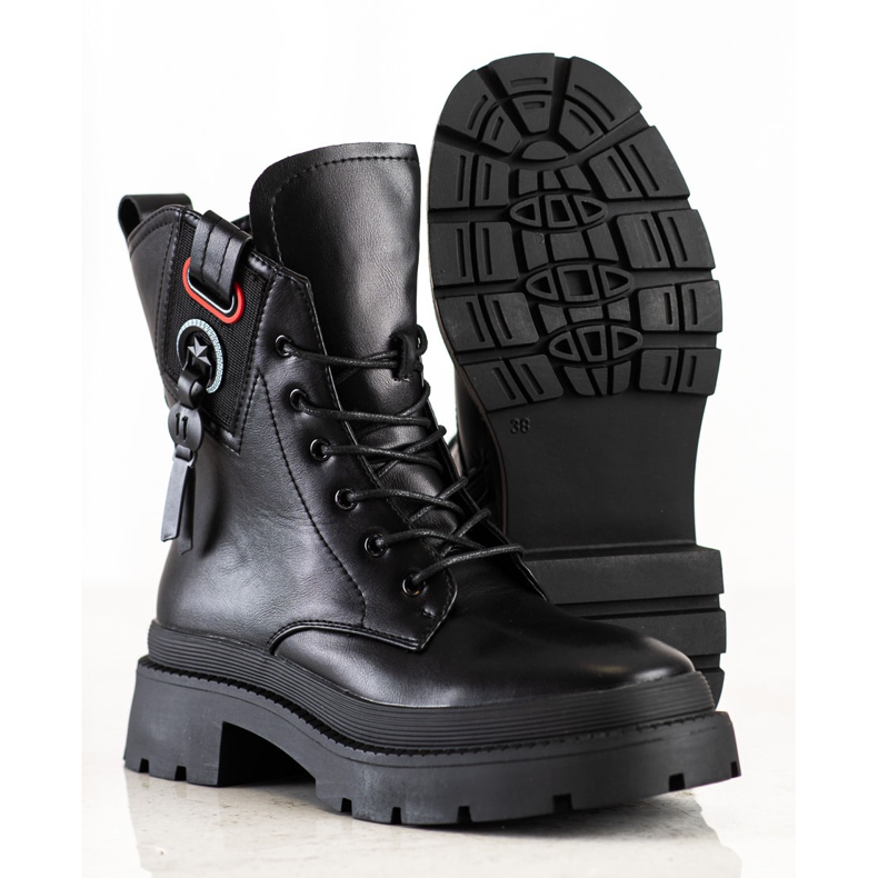 Seastar Black Workers With Eco Leather 2