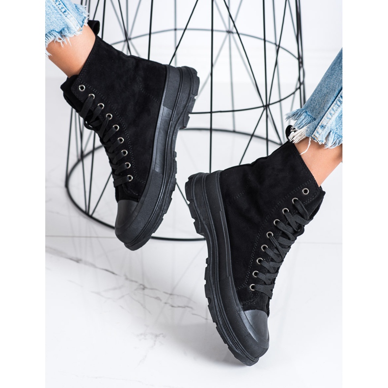 Seastar High Suede Sneakers black 2