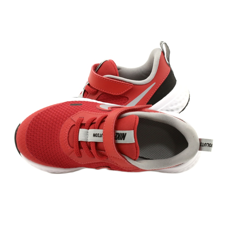 Nike Revolution 5 (PSV) Jr BQ5672-603 shoe red 5