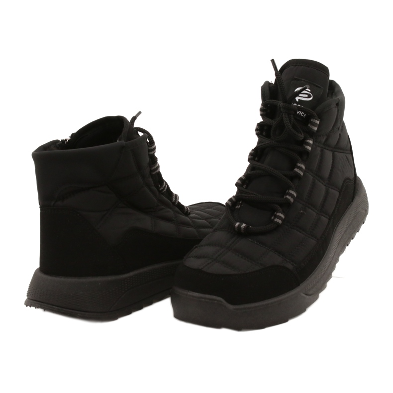 Men's Boots On Fur Progress 21-20 Black 3