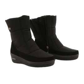 Women's light snow boots on the fur progress progj-22-126 black 4 Women's light snow boots on the fur progress progj-22-126 black 4