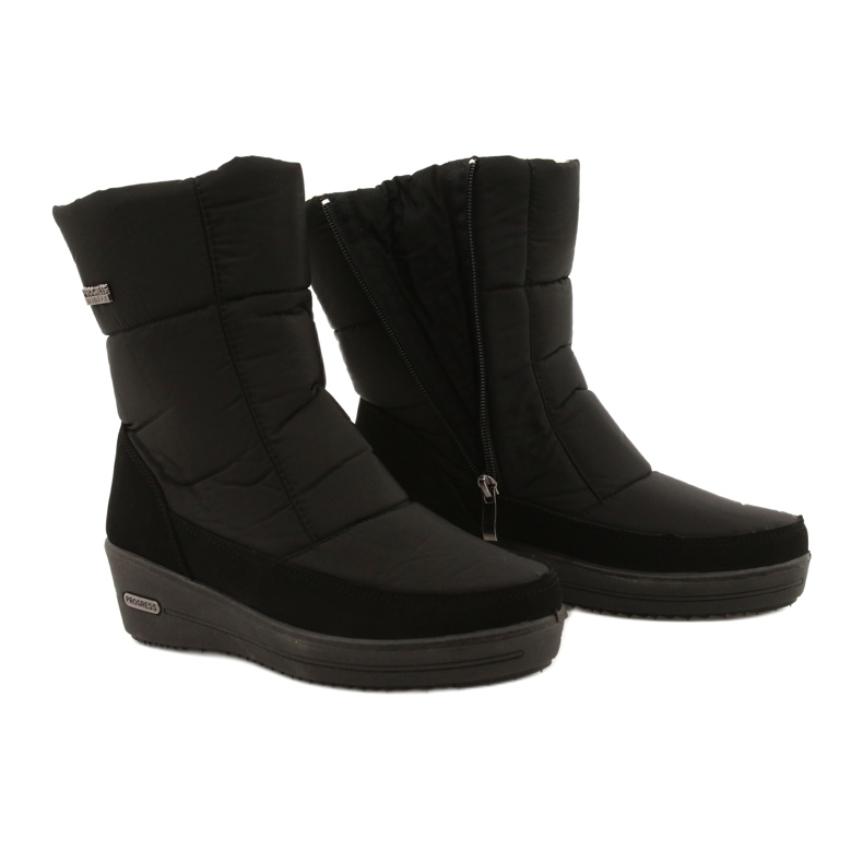 Women's light snow boots on the fur progress progj-22-126 black 4 Women's light snow boots on the fur progress progj-22-126 black 4