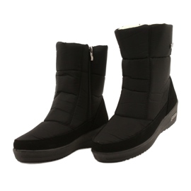 Women's light snow boots on the fur progress progj-22-126 black 2 Women's light snow boots on the fur progress progj-22-126 black 2