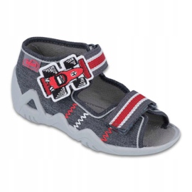 Befado children's shoes 250P087 red grey 1