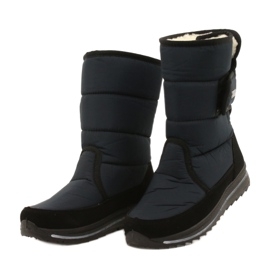 Women's sports boots progress progj-21-08 navy blue black 2