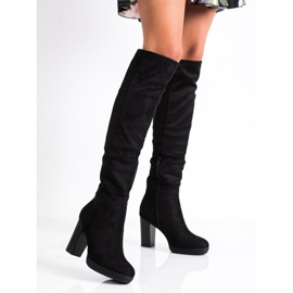 Seastar Stylish boots on a pillar black 1