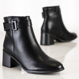 Seastar Elegant Eco-leather boots black 1