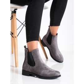 SHELOVET Stylish Chelsea boots grey 1
