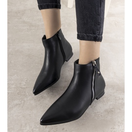 Santanosik black women's ankle boots 1