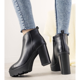 Classic black boots on the post for women My Need 1 Classic black boots on the post for women My Need 1