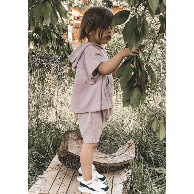 Children's Sport Shoes Sneakers Black-Violet Game Time white purple 5