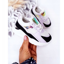 Children's Sport Shoes Sneakers Black-Violet Game Time white purple 2
