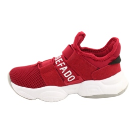 Befado children's shoes 516Y064 white red 2
