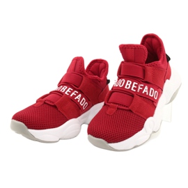 Befado children's shoes 516Y064 white red 3