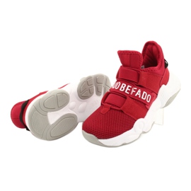 Befado children's shoes 516Y064 white red 5