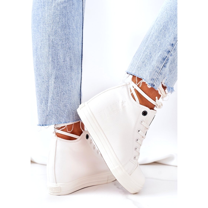 Leather Sneakers Big Star EE274128 White 4 Leather Sneakers Big Star EE274128 White 4