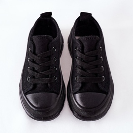 FR1 Children's Black Sneakers Travel Time 1