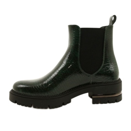 Lacquered Boots Łuska Sergio Leone TR746 Green 4