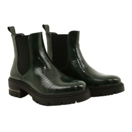 Lacquered Boots Łuska Sergio Leone TR746 Green 7