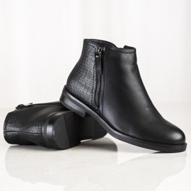 Clowse Casual Snake Print boots black 1