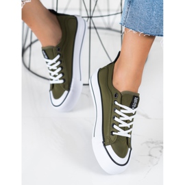 Women's Sneakers Big Star II274024 green 2 Women's Sneakers Big Star II274024 green 2