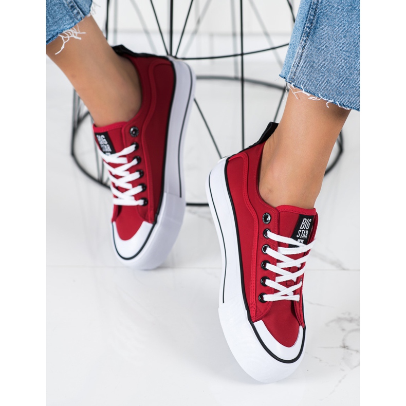 Women's Sneakers Big Star II274025 red 1 Women's Sneakers Big Star II274025 red 1