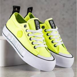 Women's Sneakers Big Star II274022 yellow 2