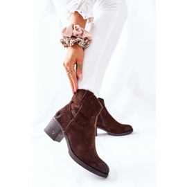 Vinceza Women's Brown Suede Warm Boots Hillbrook 2