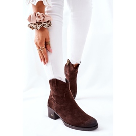 Vinceza Women's Brown Suede Warm Boots Hillbrook 1
