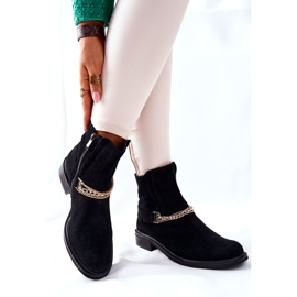 Women's Leather Boots Nicole Black Dome 2 Women's Leather Boots Nicole Black Dome 2