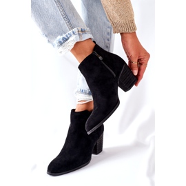 Women's Classic Suede Boots Black Flashbrook 3