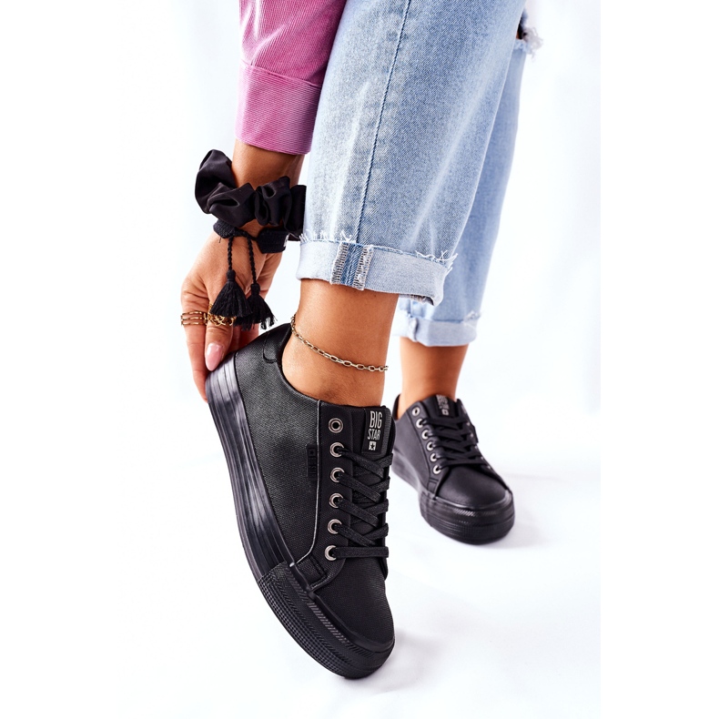 Women's Sneakers Big Star II274345 Black 1