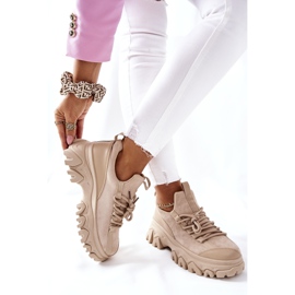 PS1 Women's Sport Shoes Sneakers Beige Miles 2