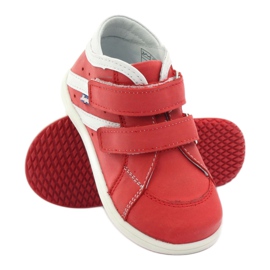 Hugotti leather shoes with red Velcro 3