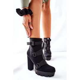 FB3 Women's Velvet Boots On A Heel Black Hurry Up 1 FB3 Women's Velvet Boots On A Heel Black Hurry Up 1