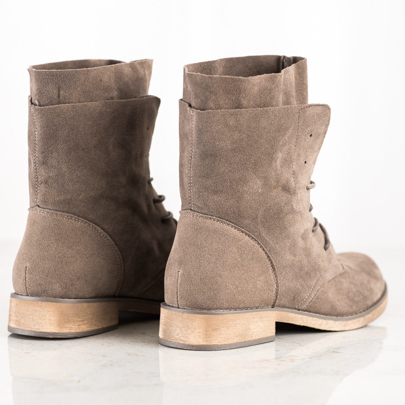 Seastar High suede boots beige 1
