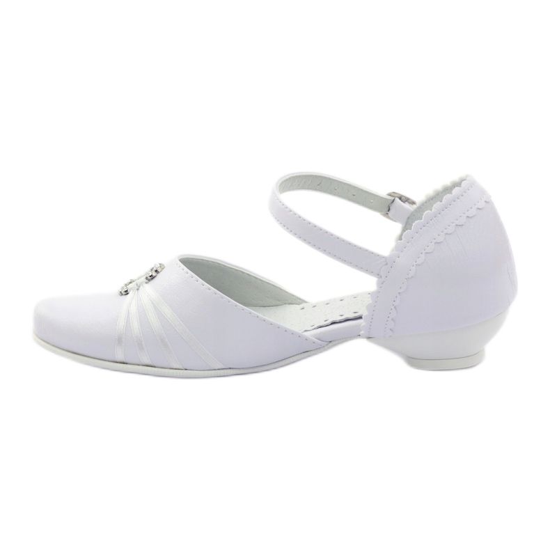 Pumps communion ballerinas Miko 710 white 2 Pumps communion ballerinas Miko 710 white 2