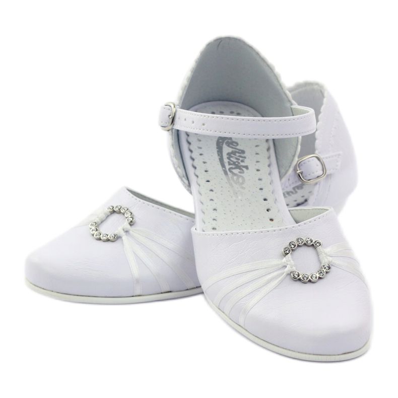 Pumps communion ballerinas Miko 710 white 3 Pumps communion ballerinas Miko 710 white 3