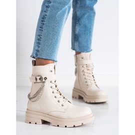 Bestelle Fashionable Workers With Chain beige 2