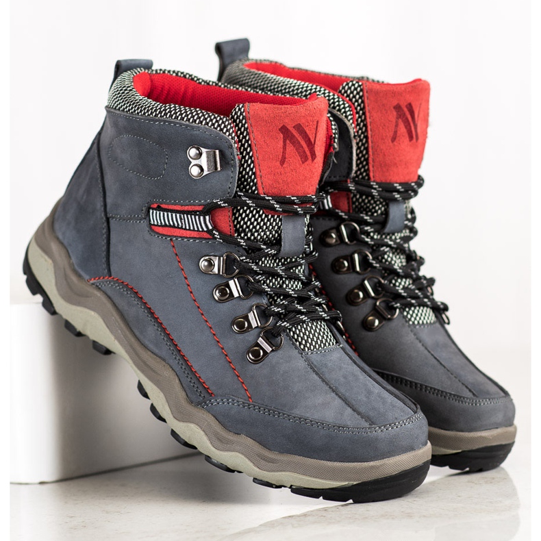 New Age Comfortable Trekking Shoes blue 2