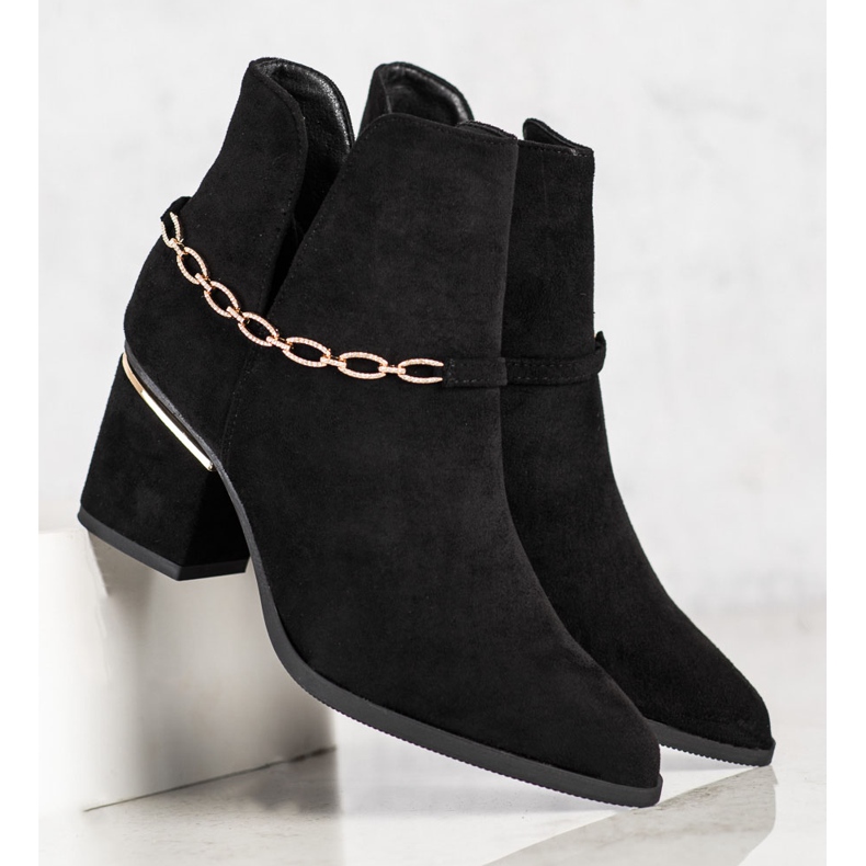 Seastar Elegant Boots With A Chain black 1