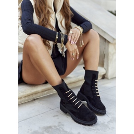 PM1 Women's Boots Workers Slip Black Maxine 1