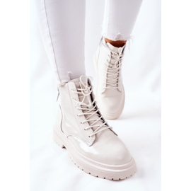 Women's Leather Boots GOE II2N4013 White 2